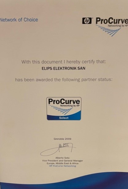 Elips ProCurve Network by HP